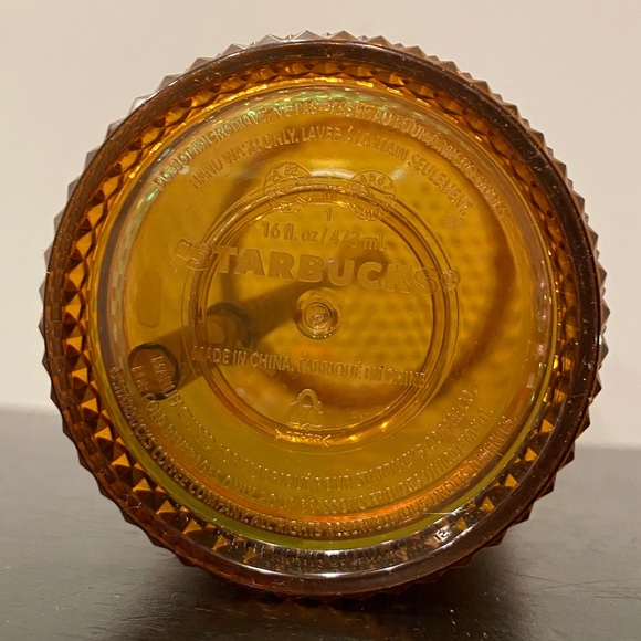 Starbucks 50th Anniversary Copper/Gold Studded Grande Cup - Picture 3 of 5